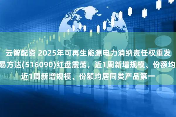 云智配资 2025年可再生能源电力消纳责任权重发布，新能源ETF易方达(516090)红盘震荡，近1周新增规模、份额均居同类产品第一